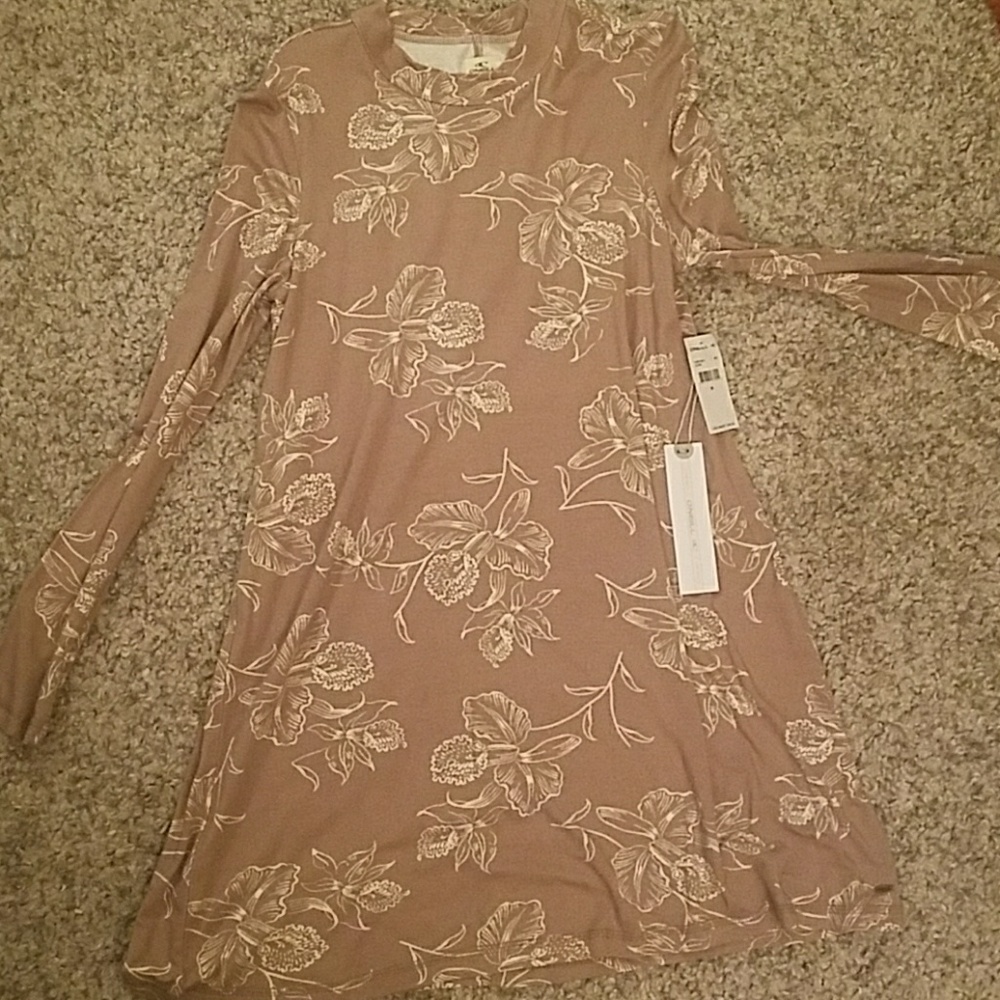 Oniel medium jersey long sleeve dress